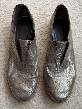 Zero + Maria Cornejo Gold Flats